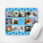 Kat Foto collage met Muismat Paw Prints (Met muis)