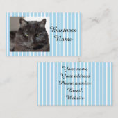 Kat Foto Visitekaartje (Voorkant / Achterkant)