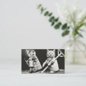 Kat foto visitekaartje (Staand voorkant)