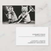 Kat foto visitekaartje (Voorkant / Achterkant)