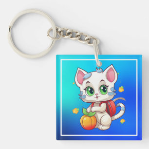 Kat gaat naar school-85241 sleutelhanger