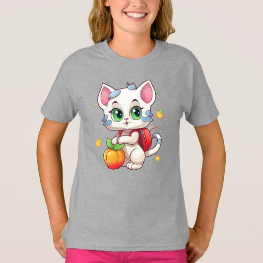 Kat gaat naar school-85241 t-shirt (Voorkant)