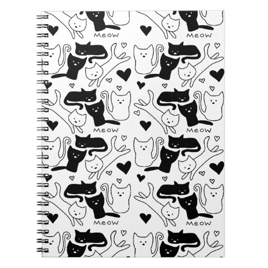 Kat Galore Pattern Notitieboek (Voorkant)