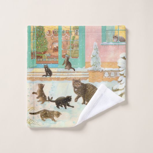 KAT-GEBREIDE WASKLEDING WASHANDJE (Wasdoekje)