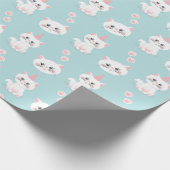 Kat Gesponnen op dag van geboorte Cadeaupapier (Hoek)