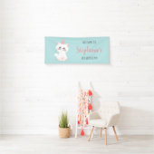 Kat Gesponnen op dag van geboorte Spandoek (Insitu)