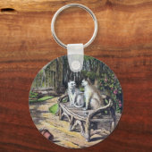 Kat-gesprek Sleutelhanger (Voorkant)