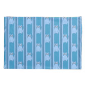 Kat gestreept kussensloop (Achterkant)