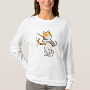 Kat Gevist met Geviste staaf T-shirt