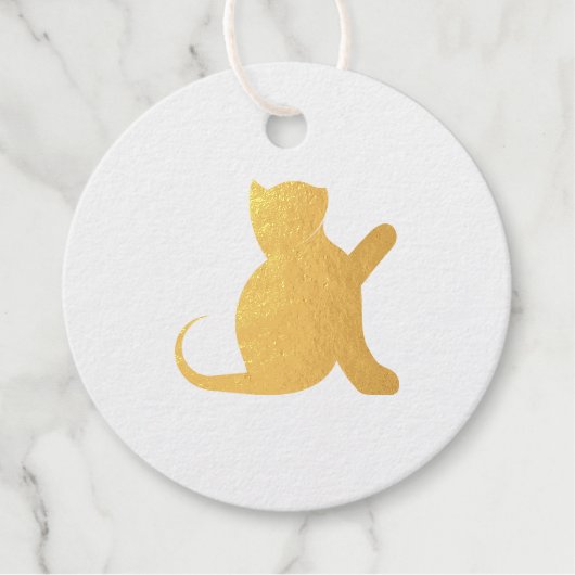 Kat Gezegde Hallo Bedankjes Labels (Voorkant)