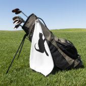 Kat Gezegde Hallo Golfhanddoek (Groen)