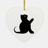 Kat Gezegde Hallo Keramisch Ornament (Voorkant)