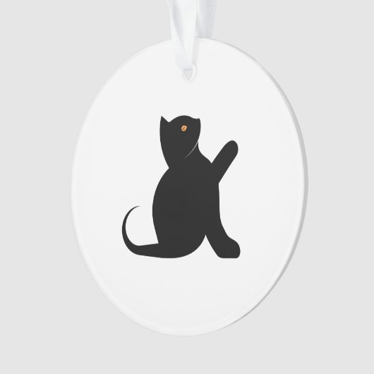 Kat Gezegde Hallo Ornament (voorkant)