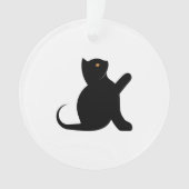 Kat Gezegde Hallo Ornament (voorkant)