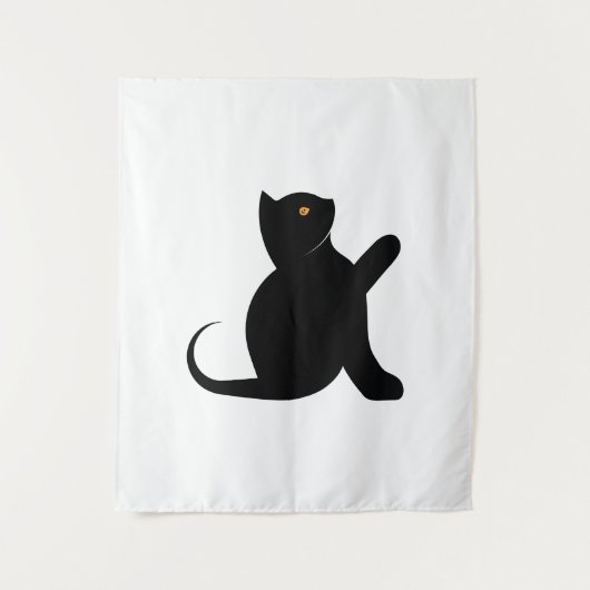 Kat Gezegde Hallo Wandkleed (Voorkant)