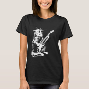 Kat Gitarist Gitaar - Birmaanse Vader Moeder T-shirt