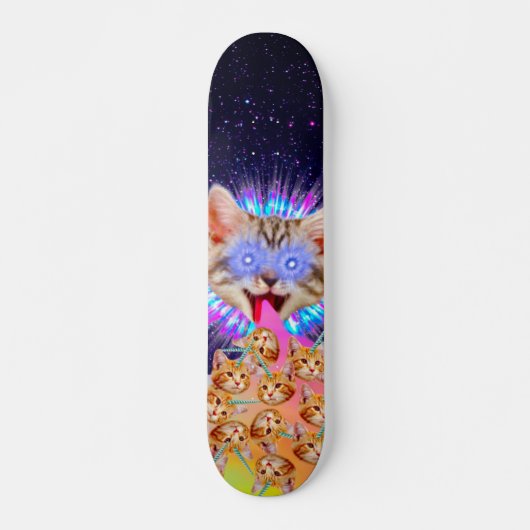 Kat God hoogste element Eén aangepast Pro Decenniu Skateboard (Voorkant)