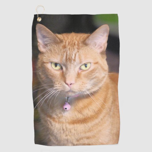 Kat Golfhanddoek (Voorkant)