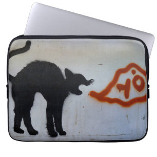 Kat graffiti-laptophoes. laptop sleeve