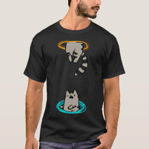 Kat Grappig Videospel Dier T-shirt