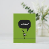 kat groen 1 Briefkaart (Staand voorkant)