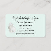 Kat Grooming Met Muizen Visitekaartje (Achterkant)