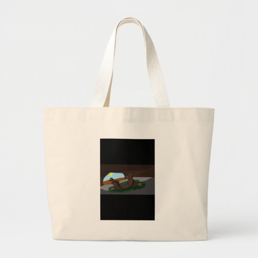 Kat Grote Tote Bag (Voorkant)