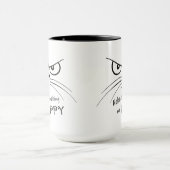 Kat Grumpy NIEMAND MAAKT ME GELUKKIG Mok (Midden)
