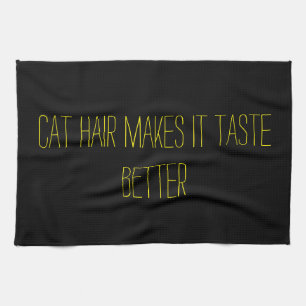 Kat haar smaakt beter keukenhanddoek