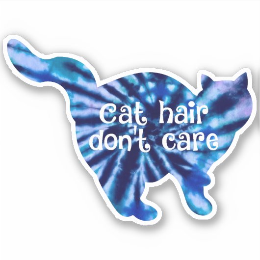 Kat haar sticker (Voorkant)