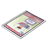 Kat Hackers-laptop Notitieboek (Linkerzijde)