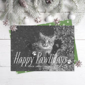 Kat Happy Pawlidays Pet Feestdagenkaart