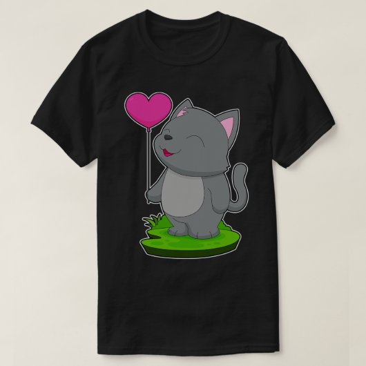 Kat Hartballon T-shirt (Design voorkant)