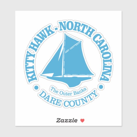 Kat Hawk (sloep) Sticker (Vel)