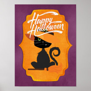 Kat-heks Happy Halloween Poster