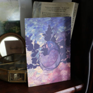 Kat Heks Maan Godin Wiccan Kat Persoon Invitati Kaart