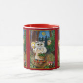 Kat-heks, uil, sprookjesnatuur mok (Midden)