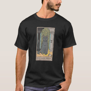 Kat High Priest Tarot Card voor een Tarot Card Rea T-shirt