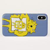 Kat Holding Afbeelding van kattenhoudend Afbeeldin Case-Mate iPhone Case (Achterkant (horizontaal))