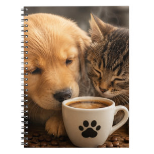 Kat Hond en Koffie Notitieboek