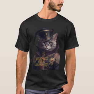 Kat houding is Alles Wees geen Richard T-shirt