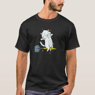 Kat houdt van Darts Sport Hobby Huisdier T-shirt