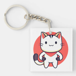 Kat, huisdier, dier sleutelhanger