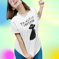 Kat Humor Pun Pawsitive Cattitude Quote