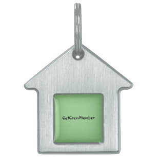 KAT ID TAG ART STIJL ONTWERP HUISDIEREN NAAMPLAATJE