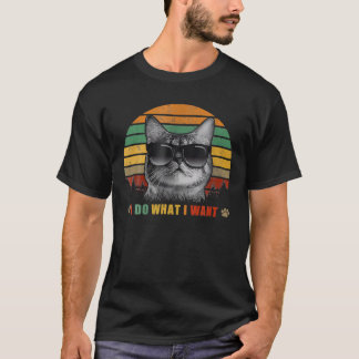  kat ik doe wat ik wil dat kat grappige kat over t-shirt
