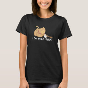 Kat Ik Doe Wat Ik Wil Humoristische Boze Kitten T-shirt