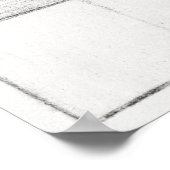 Kat illustratie poster (Hoek)