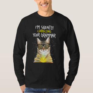 Kat Im Zelden uw grammatica corrigeren T-shirt