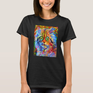KAT IMPRESSIONIST Katje Kitty Ik Ben Een Kat Mama T-shirt